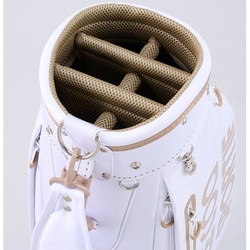 le coq sportif キャディバッグ ホワイト パープル 8.5型 le coq sportif GOLF ルコック 軽量 キャディバッグ 8.5型 46