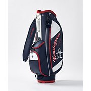 MQCWJJ01 NV00 [キャディバッグ レディース ビッグロゴキャディバッグ 8.5型（46インチ対応） ネイビー]