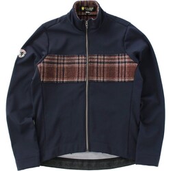 カペルミュール 防風切替ジャケット リバーチェック ブラック