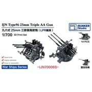 BSTIJN70006S 1/700 日本海軍 九六式二十五粍三連装機銃 LPR照準器 （後期型） [プラモデル用パーツ]
