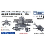 BSTIJN70144 1/700 日本海軍 武蔵 艦橋頭頂部構造物 1944年 [プラモデル用パーツ]