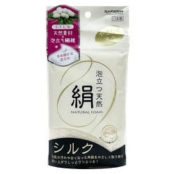 泡立つ天然 絹 ボディタオル
