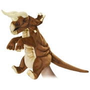 No.7746 ぬいぐるみ HAND PUPPET TRICERATOPS / ハンドパペット トリケラトプス 42 ブラウン [キャラクターグッズ]