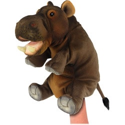 No.8461 ぬいぐるみ HAND PUPPET HIPPO / ハンドパペット カバ 23 [キャラクターグッズ]