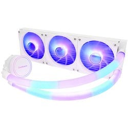 ARGB連結FAN搭載 360mm 水冷クーラー ホワイトカラー OWL-LCS360ARGB-WH
