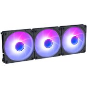 ARGB内蔵連結FAN120mm 3個セット ブラックカラー OWL-FS1225ARGB-BK3P