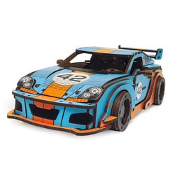 UNIMODELS 1/18 立体模型 3D木製パズル コメットGTS ブルーオレンジ [木製パズル]