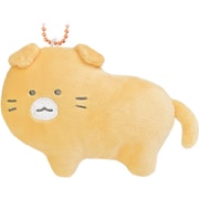つぶらな瞳の犬と猫 ボールチェーン付き マスコット すこてぃっしゅふぉーるど [キャラクターグッズ]