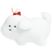 つぶらな瞳の犬と猫 ボールチェーン付き マスコット まるちーず [キャラクターグッズ]