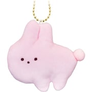 つぶらな瞳の動物園 ボールチェーン付き マスコット うさぎ [キャラクターグッズ]