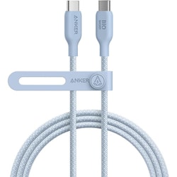 Anker USB-C ＆ USB-C ケーブル （240W, エコフレンドリーナイロン） 1.8m グレイッシュブルー A80E6031