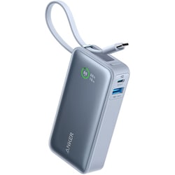 Anker Nano Power Bank （30W, Built-In USB-C Cable） グレイッシュブルー A1259031