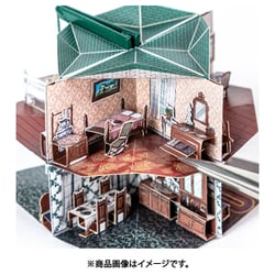 世界名作劇場　赤毛のアン　グリーンゲイブルス　アンの家　ペーパークラフト 豆本ドールハウス 手作りキット 赤毛のアンのおうち 93ピース