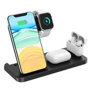 Rm 4in1ワイヤレス充電スタンド ブラック RM-3929BK