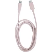 mFIライトニング-TYPE-C 充電通信ケーブル 1m ピンク MCLD2303PK