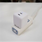 USB急速充電器 GAN USB PD(パワーデリバリー)対応 20W+20W USB-C×2 折りたたみ式プラグ採用 白 MAC2304WH
