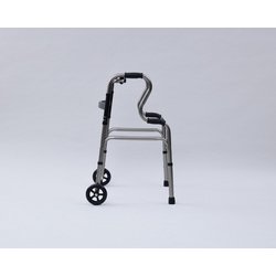 YAMAZEN 3WAY歩行器　KFW-08A 販売終了】アルミステッキ 折りたたみ 高さ6段階調整 (幅55-56