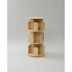 ヨドバシ.com - ヤマゼン YAMAZEN TKR-3-NA [回転書棚3段] 通販