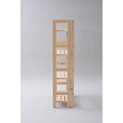 ヨドバシ.com - ヤマゼン YAMAZEN 天然木パタパタラック4段 TNP