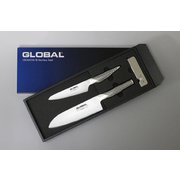 三徳3点セット(三徳 18cm、ペティーナイフ、簡易シャープナー) 日本製 GST-B46