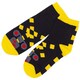 PSK-2011 [TETSUDO SMILE SOCKS 靴下 おとな用 22～24cm 踏切 黒]