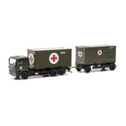 HE747042 1/87 MAN TGA L コンテナトレーラー Bundeswehr/SAN [ダイキャストミニカー]