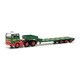 HE87MBS026178 1/87 メルセデスベンツ LPS 2032 ローボーイセミトレーラー OEPEN [ダイキャストミニカー]