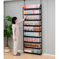 新品未使用箱不良　山善　本棚 (突っ張り) RTRS-6015(DBR/SBK) 新品未使用箱不良 山善 本棚 (突っ張り) RTRS-6015(DBR/SBK