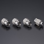 RCA端子キャップ ステンレス素材 4個セット EVO-RCS-4