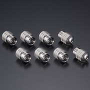 RCA端子キャップ ステンレス素材 8個セット EVO-RCS-8