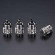 RCA端子用 ショートピン ステンレス 4個セット EVO-RPS-V2-4