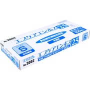業務用 No.3002 エブケアエンボス25 食品衛生法適合 使い捨て手袋半透明 Sサイズ 箱入 100枚入