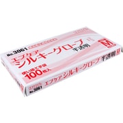業務用 No.3061 エブケアシルキーグローブ 使い捨て手袋 半透明 箱入 Mサイズ 100枚入