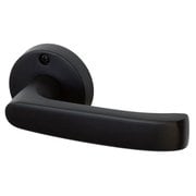 Jレバーハンドルセット №24 丸座・空錠 つや消しブラック JL-24-1M-ZB B/S(バックセット) 50mm JL-24-1M-ZB B/S 50mm
