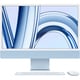 Apple iMac 24インチ Retina 4.5Kディスプレイ Apple M3チップ/8コアCPU/8コアGPU/SSD 256GB/メモリ 8GB ブルー [MQRC3J/A]