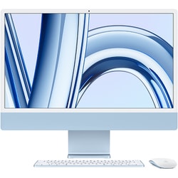 ヨドバシ.com - アップル Apple iMac 24インチ 4.5K Retinaディスプレイ Apple M3チップ/8コアCPU/10 コアGPU/SSD 512GB/メモリ 8GB ブルー MQRR3J/A 通販【全品無料配達】