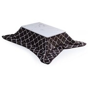 大理石柄シート コタツ幅120(2点セット) テーブル×1、掛け布団×1 UKSE0201BK168