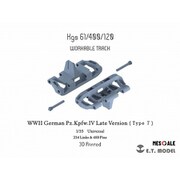 P35-049 1/35 WWII ドイツ IV号戦車用 可動式履帯 後期型 タイプ7 [プラモデル用パーツ]