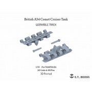 P35-068 1/35 WWII イギリス A34コメット巡航戦車用 可動式履帯 （タミヤ用） [プラモデル用パーツ]