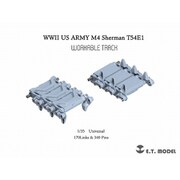P35-086 1/35 WWII アメリカ M4シャーマン中戦車用 T54E1型 可動式履帯 [プラモデル用パーツ]