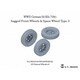 P35-134 1/35 WWII ドイツ Sd.Kfz.7 8トンハーフトラック用 自重変形タイヤ/スペアタイヤセット タイプ3 3個入 （ドラゴン/トランペッター用） [プラモデル用パーツ]