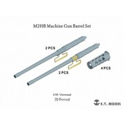 P35-267 1/35 WWII アメリカ陸軍 M2HB重機関銃 銃身セット 4個入 [プラモデル用パーツ]