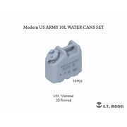 P35-316 1/35 現用 アメリカ 飲料水用 10Lジェリカンセット 10個入 [プラモデル用パーツ]