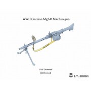 P16-002 1/16 WWII ドイツ MG34T機関銃 車載型 [プラモデル用パーツ]