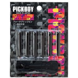 ブリッジピン プラスティック ブラック アコギ BP-50/BL