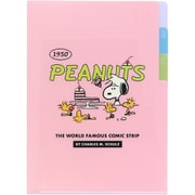 限定 クリアファイルA53P PEANUTS AMERICAN TASTE 10 ピンク S2138050