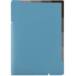 Wインデックスホルダー filemo（ファイルモ） A4 4ポケット ブルー CHW-A4-B