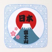 000601-0001-01 和柄スマホハンカチ 富士山 BL