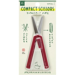 XS コンパクトハサミ えんじ 35537006