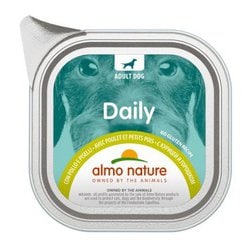 221 [アルモネイチャー デイリーメニュードッグ チキンとエンドウ豆入りお肉のご馳走 100gトレー]